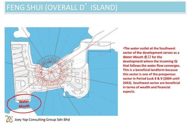 D'Island (Gated) - (N/S) Good fengshui, numerology