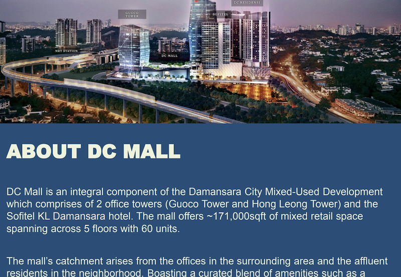 DC Mall Medical Hub (Next to Pavilion)