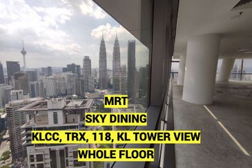 NAZA - Sky dining, showroom, gallery (KLCC, TRX, Merdeka 118, Golf course view)