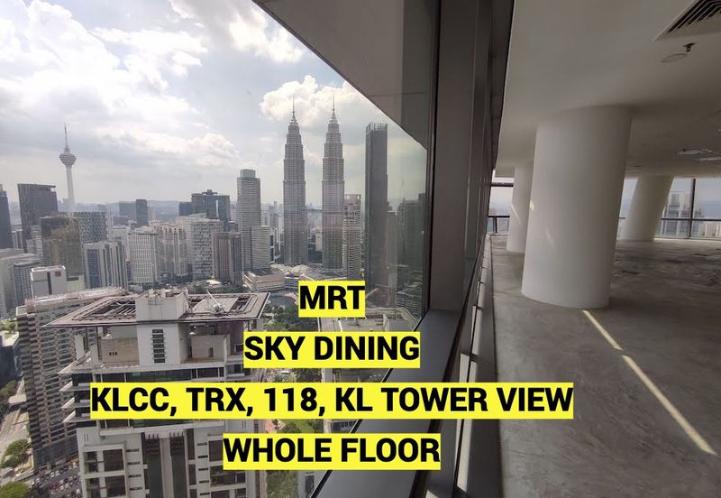 NAZA - Sky dining, showroom, gallery (KLCC, TRX, Merdeka 118, Golf course view)