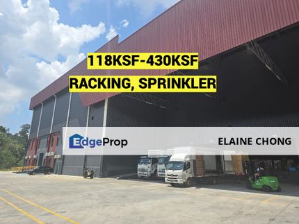 U10 - 118Ksf, 5acre (racking, dock levellers, 400amp), Selangor, Shah Alam