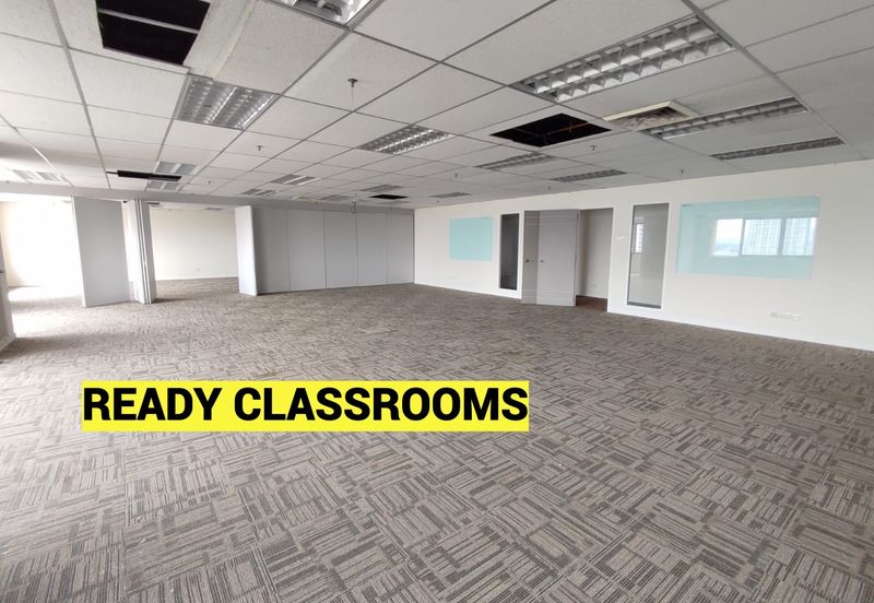 [MRT] Fitted classrooms for school/college/university (whole floor, KLCC view)