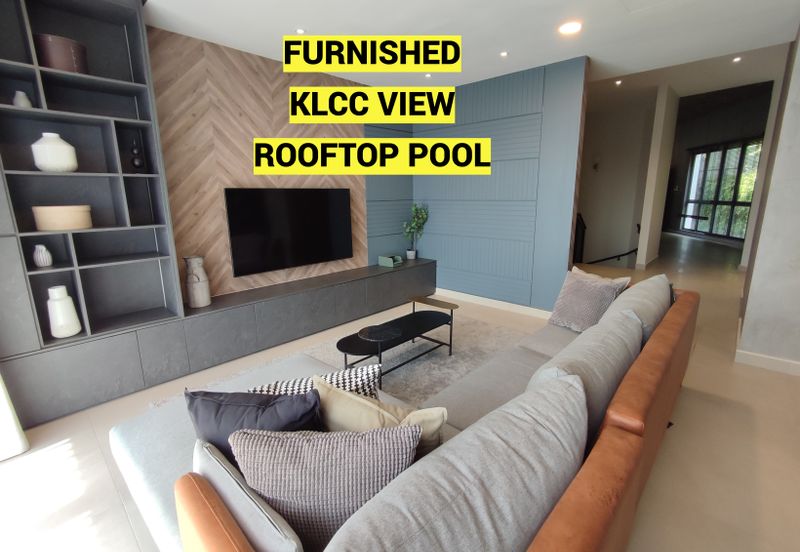 Bukit Pantai - KLCC view, rooftop pool (furnished)