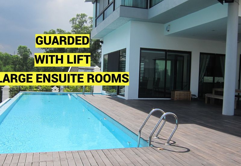Damansara Heights - Guarded, lift, large ensuite rooms