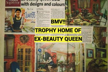 BMV!! Trophy home of ex beauty queen, actress (Only RM300psf!!)