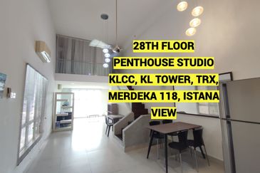 Windsor Tower - penthouse (28th floor), KLCC Istana view 