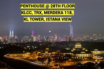 Windsor Tower - penthouse (28th floor), KLCC Istana view   
