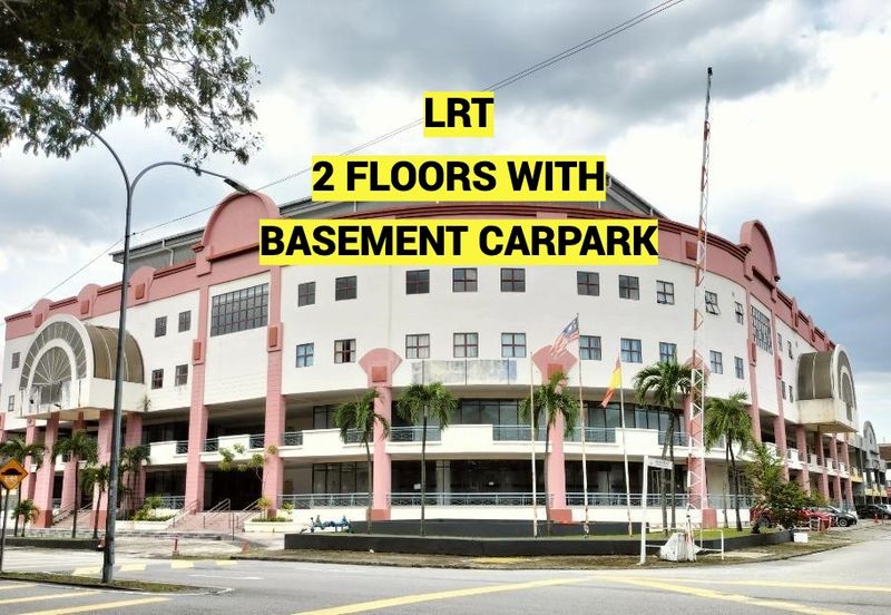 Mayang Plaza (walk to LRT) - 2 floors with basement