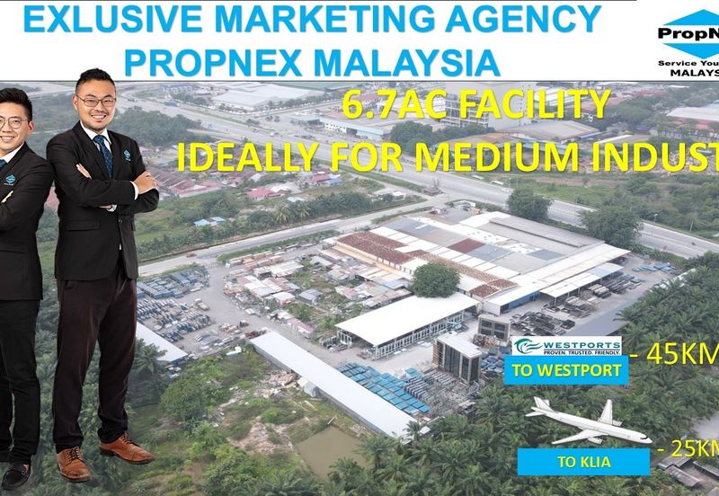 1.443 Olak Lempit Detached Factory For Sale