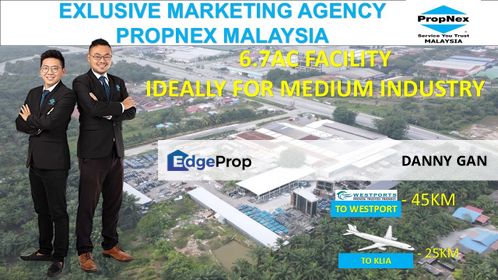 1.443 Olak Lempit Detached Factory For Sale, Selangor, Banting