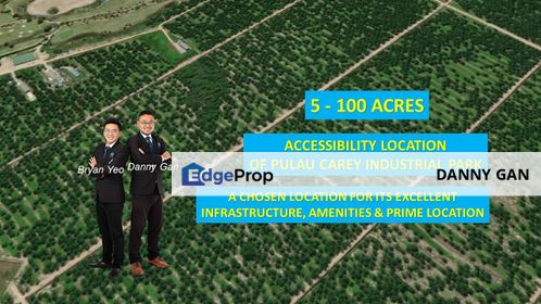 1.918a Upcoming New Port- Pulau Carey Industrial Land, Selangor, Pulau Carey