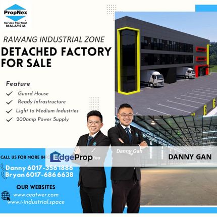 1.1061b PKNS / Rawang Industrial Zone Detached Factory, Selangor, Rawang