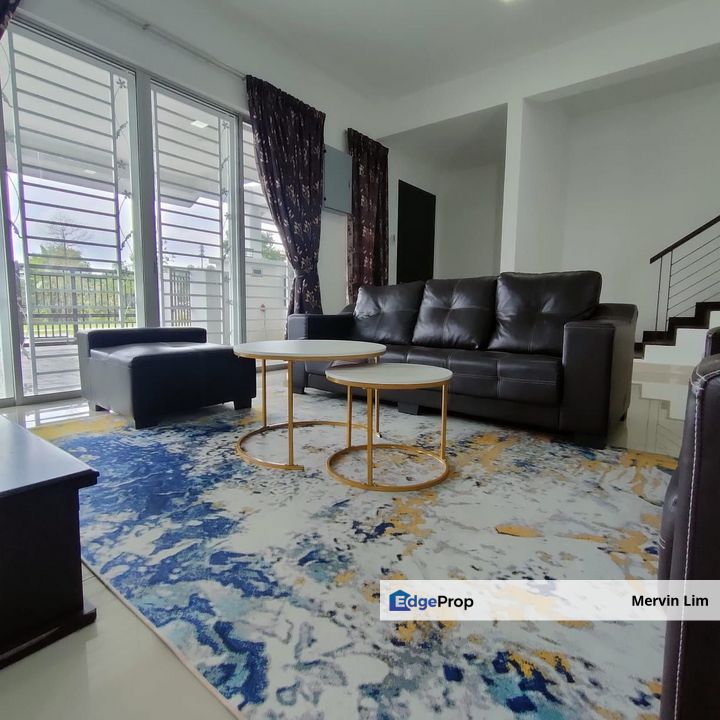 Seremban Bandar Ainsdale Double Storey Terrace House End Lot For Rent Fully Furnished Negeri Sembilan, Negeri Sembilan, Seremban