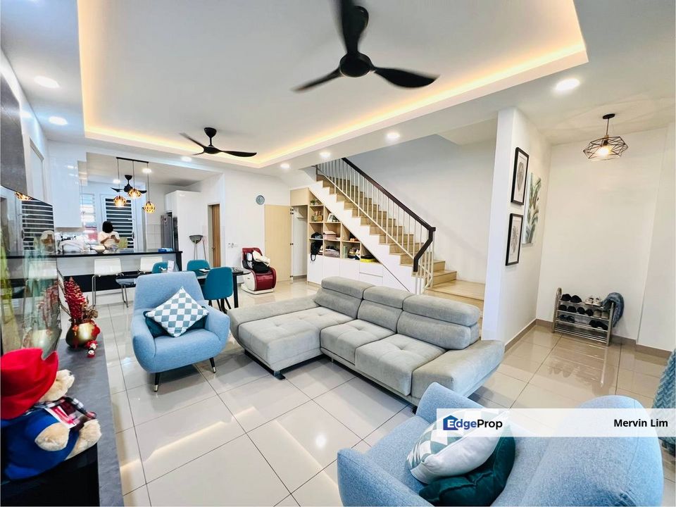 Sepang Serenia City Amani Double Storey Terrace house for sale RENOVATED FULLY FURNISHED FACING OPEN, Selangor, Dengkil