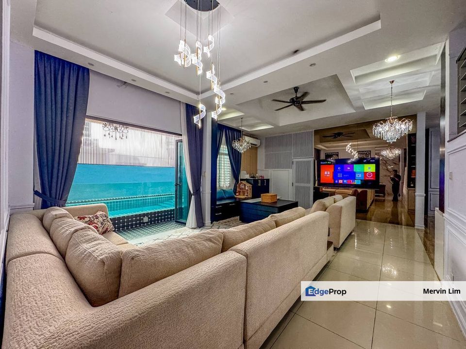 Bangi Lambaian Residence  3 Storey Semi D house for sale Renovated Swimming Pools Kajang Selangor, Selangor, Bangi