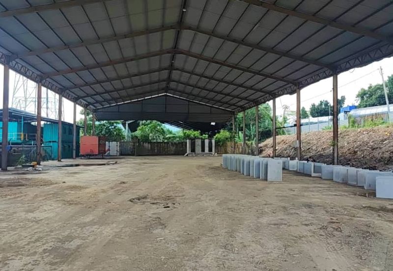 Kulai Batu 24 Open Shed Factory For Rent, nearby kelapa sawit
