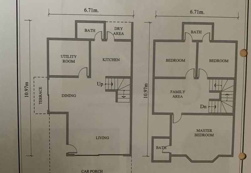 Corner house, 2 storey terrace house, Big Land, Bandar Sri Damansara