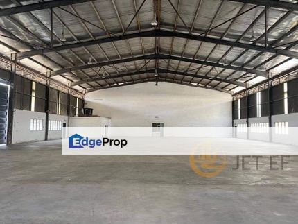 80x80 Klang Jaya Single Storey Warehouse with Cf Gated Guarded 200amp, Selangor, Klang