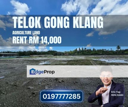Telok Gong Agriculture Land 2 acres with fencing and electrical supply, Selangor, Port Klang