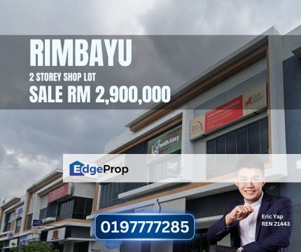 Rimbayu Eco Somerset Telok Panglima Garang 2 Storey Shop Lot Facing Main Road, Selangor, Telok Panglima Garang