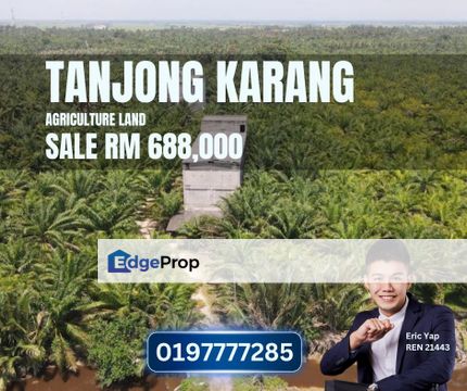 Tanjong Karang Kuala Selangor Agriculture Land 1.5 acres Tenanted, Selangor, Kuala Selangor
