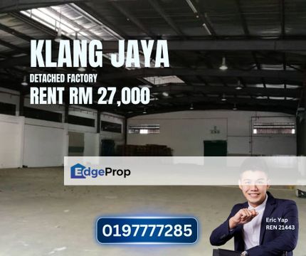 Taman Klang Jaya Detached Factory 20000sf 200amp for rent, Selangor, Klang