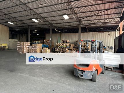 Kampung Rantau Panjang Klang Shared Warehouse Factory 65000sf 23 feet ceiling height 1 ton per sqm, Selangor, Klang