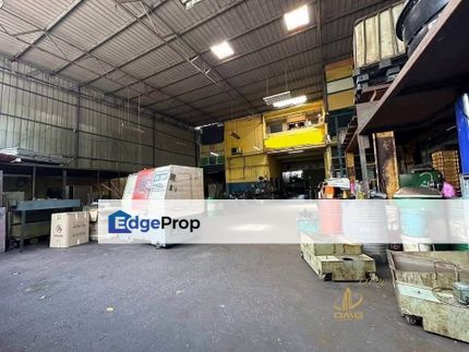 With Cf 9752sf Klang Jaya 1.5 Storey Semi Detached Factory Warehouse, Selangor, Klang