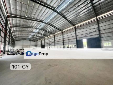 Sungai Kapar Indah Kapar Klang Detached Factory Warehouse 1.29acre Land Area With Cf 34000sf Build up, Selangor, Kapar 