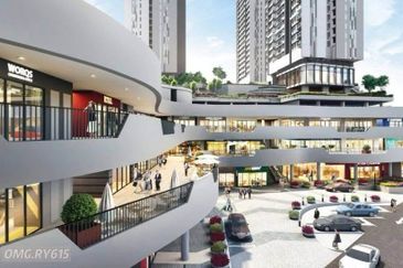 Triowalk Bukit Tinggi Klang Ground Floor Shop Lot Facing Main Road Near Aeon Lrt 1023sf Brand New