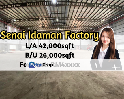 Senai Idaman Industrial Area, Factory, L/A 42000sqft, B/U 26000sqft, Johor, Senai