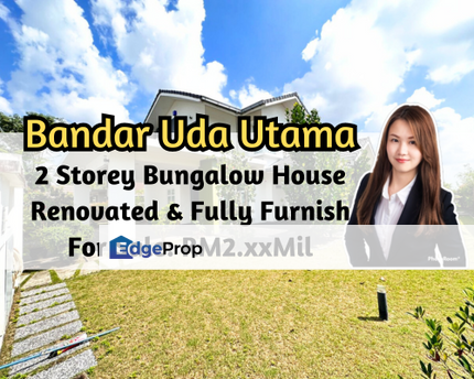 Bandar Uda Utama, Bungalow, Renovated, Fully Furnished, Gated Guarded, Johor, Skudai