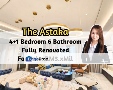 Astaka! Luxury Condo in Town, Fully Renovated, 4 plus 1 Bedroom, Johor, Johor Bahru