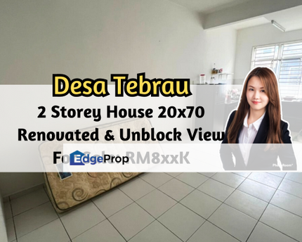 Desa Tebrau (Tebrau Ria), 2 Storey House, Unblock View, Renovated, Johor, Johor Bahru