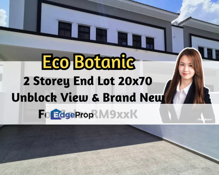 Eco Botanic 2, 2 Storey End Lot, Unblock View, Brand New Unit, 4 Bed, Johor, 