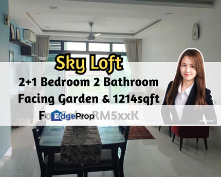 Sky Loft Premium Suites @ Bukit Indah, Facing Garden, 2 plus 1 Bedroom, Johor, Johor Bahru