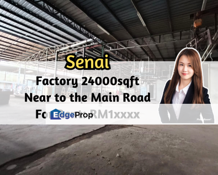 Taman Perindustrian Senai, Senai, Johor, Factory, Zoning Industrial, Near to the Main Road, 24,000sqft, Johor, Senai