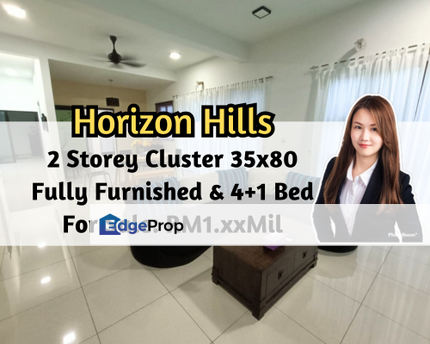 Horizon Hills The Green, Iskandar Puteri, Johor, 2 Storey Cluster 35x80, Fully Furnished, 4 plus 1 Bedroom, Johor, 