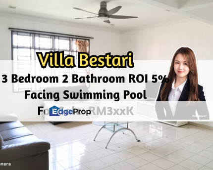 Villa Bestari, Skudai, Johor, Facing Swimming Pool, High ROI 5%, Good Location, Johor, Skudai