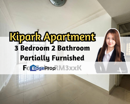 Kipark Apartment (KIP Villa Indah), Tampoi, Johor, 3 Bedroom 2 Bathroom, Block B, Johor, Tampoi