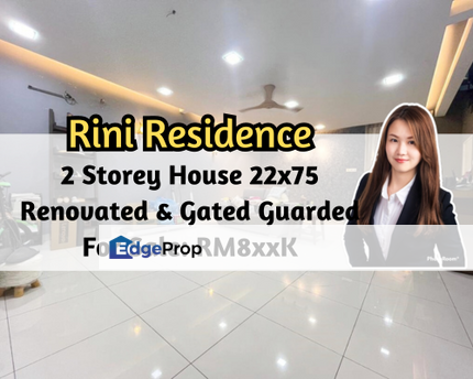 Rini Residences, Skudai, Johor, 2 Storey House 22x75, Renovated Unit, Gated Guarded, Johor, Skudai
