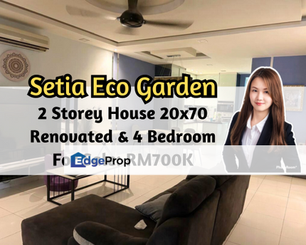 Setia Eco Garden, Gelang Patah, Johor, 2 Storey House 20x70, Renovated, 4 Bedroom 3 Bathroom, Johor, Gelang Patah