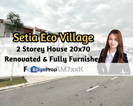 Setia Eco Village, Gelang Patah, Johor, 2 Storey House, Renovated, Fully Furnished, Gated Guarded, Johor, Gelang Patah