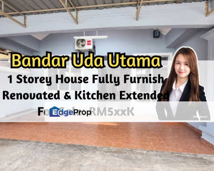 Bandar Uda Utama, Skudai, Johor, 1 Storey House, Fully Renovated, Kitchen Extended, Johor, Skudai