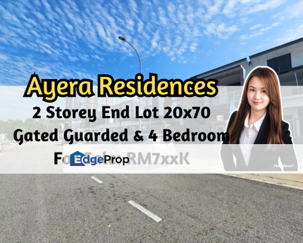 Ayera Residence, Masai, Johor, 2 Storey End Lot, Gated Guard, Good Location, 4 Bedroom, Johor, Masai