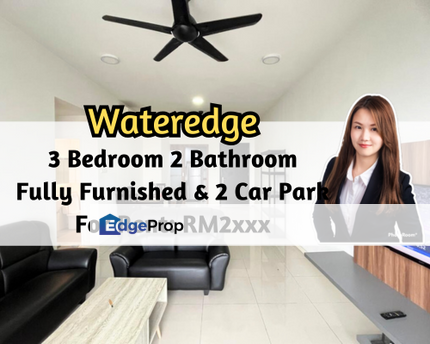 The Water Edge Apartments, Masai, Johor, Senibong Cove, Fully Furnished, 3 Bedroom, 2 Car Park, Johor, Masai