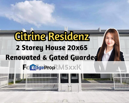 Citrine Residenz Seri Alam, Masai, Johor, 2 Storey House, Renovated, Gated Guarded, 4 Bedroom, Johor, Masai