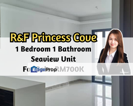 R&F Princess Cove, Johor Bahru, Johor, 1 Bedroom 1 Bathroom, Seaview Unit, Facing East, Johor, Johor Bahru