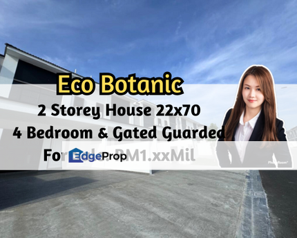 The Borough @ Eco Botanic 2, Iskandar Puteri, Johor, 2 Storey House 22x70, Gated Guarded, 4 Bedroom 3 Bathroom, Johor, 