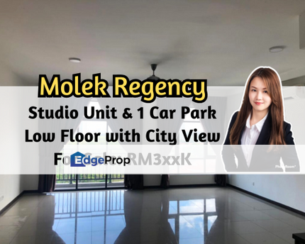 Molek Regency, Johor Bahru, Johor, Studio Unit, Low Floor with City View, 1 Parking Lot, Johor, Johor Bahru